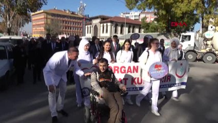 Afyonkarahisar Organ Bağışına Farkındalık Yürüyüşü