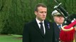 French President Macron pays tribute to WWI soldiers