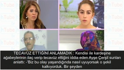 Ağabey iki kardeşine tecavüz etti ikisi de anlamadı Esra Erol'da anlattı