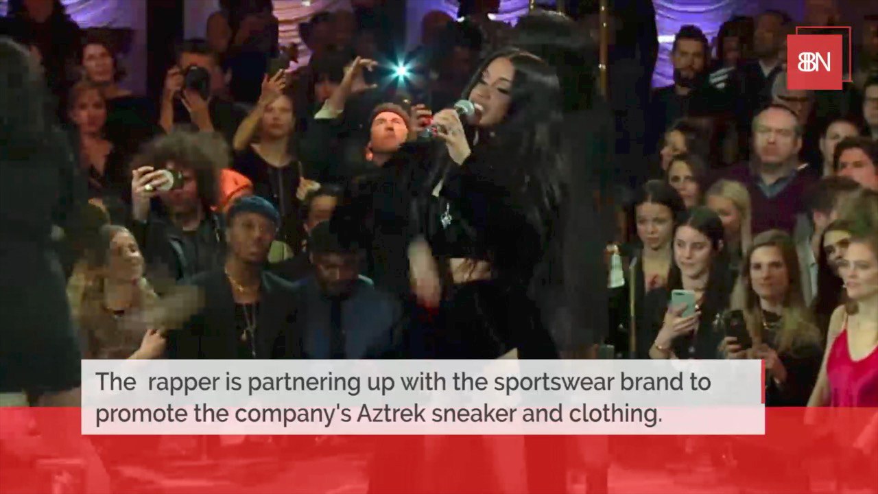 Cardi B Is Now Reebok's Corner