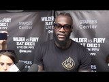 Deontay Wilder In Confident Mood Ahead Of Fury Showdown