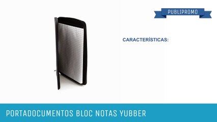 Portadocumentos personalizados: Portadocumentos bloc de notas Yubber