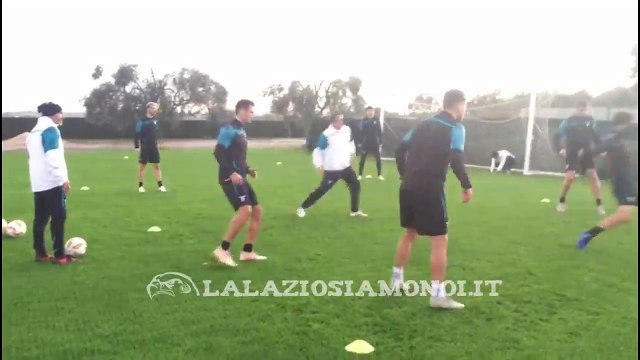 VIGILIA LAZIO-MARSIGLIA, ALLENAMENTO A FORMELLO