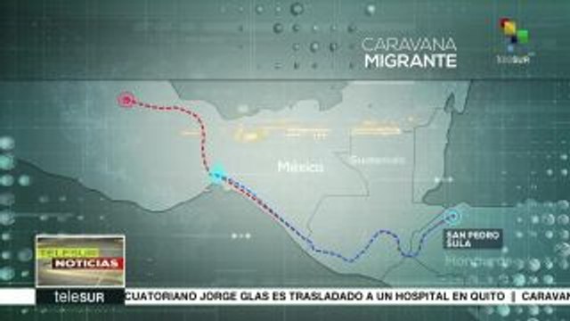 México: cuatro caravanas de migrantes avanzan hacia Estados Unidos