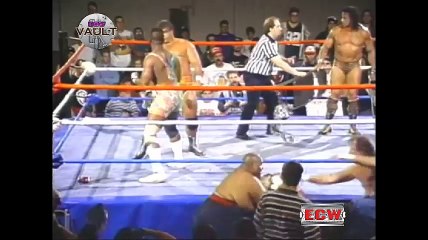 Sullivan Snuka Muraco vs. Abdullah Funk Smith ( ECW Ocotber 12, 1993) | ECW VAULT