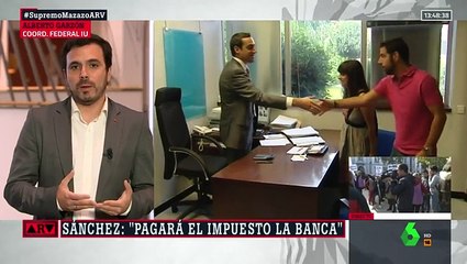 Alberto Garzón: "Lo que hace el gesto de Sánchez con las hipotecas es nada, es oportunista"