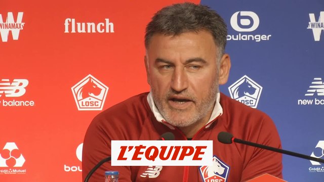 Galtier «Il faut relativiser le score de 2-1 à Paris» - Foot - L1 - Losc