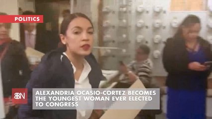 Ocasio-Cortez Makes History as Youngest Female Congress Member Ever