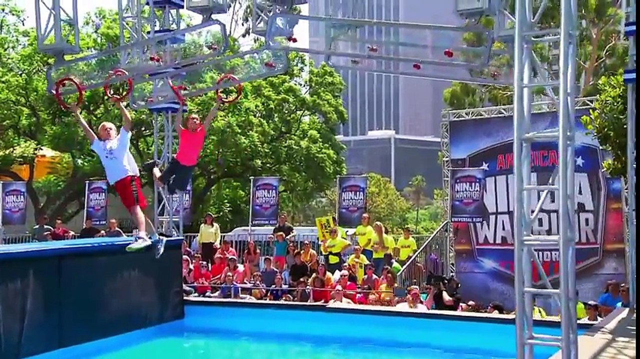 LEAKED RUN: Sammy Bainbridge VS Karina Choi | American Ninja Warrior Junior | Universal Kids