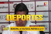 Nicolás Córdova tras derrota de Universitario: 