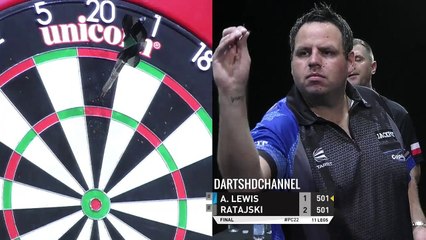 Adrian Lewis vs Krzysztof Ratajski | Semi Final | Players Championship 22