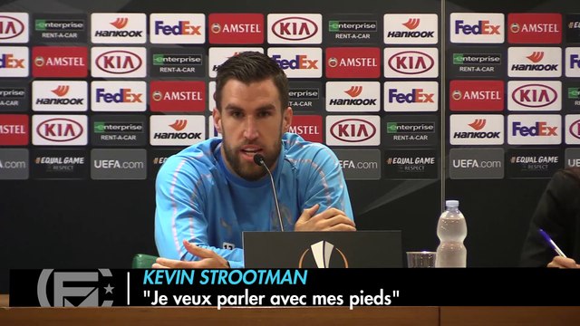Strootman, déjà en français, je veux parler avec mes pieds