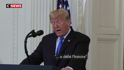 Donald Trump : "Le parti républicain a défié l'histoire"