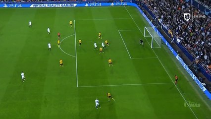 Santi Mina Goal HD -  Valencia	2-1	Young Boys 07.11.2018