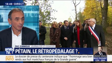 Pétain: Emmanuel Macron "n'a aucune conviction, il dit tout et son contraire", Éric Zemmour