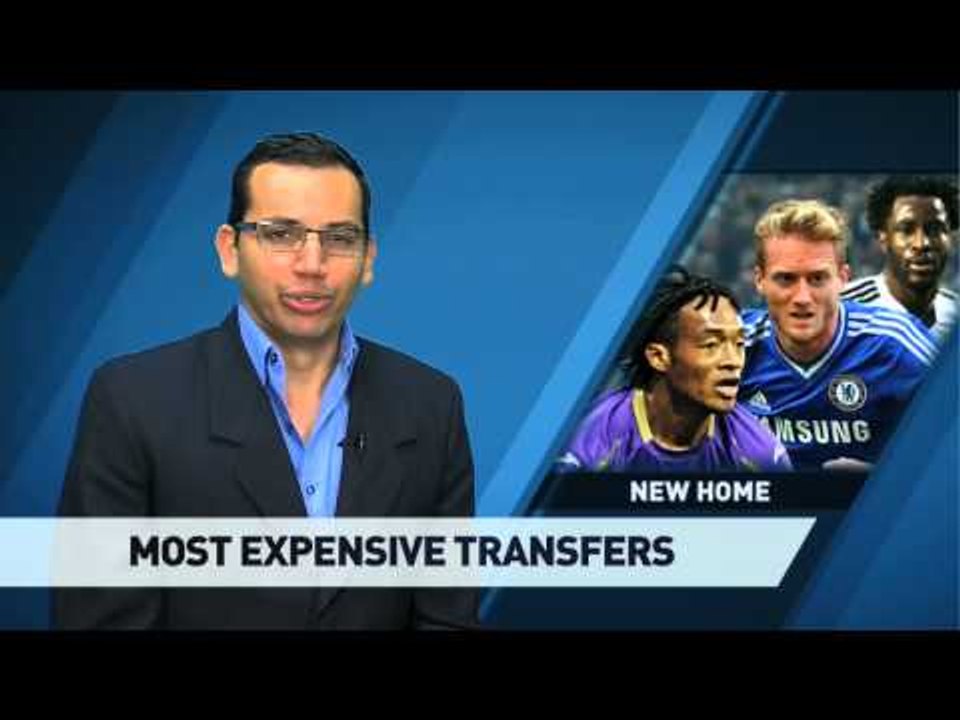 Most expensive transfers.