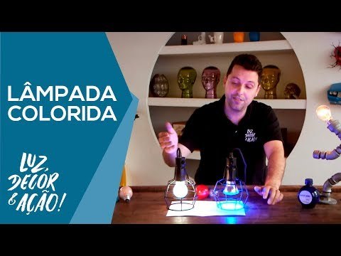 Pintei uma Lâmpada e olha no que deu - Luz, Decor & Ação!
