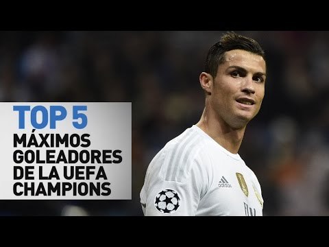Top 5 máximos goleadores de la Champions League
