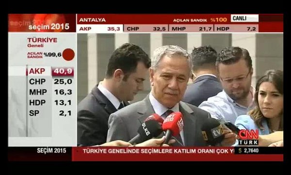 Bülent Arınç'tan Melih Gökçek cevabı