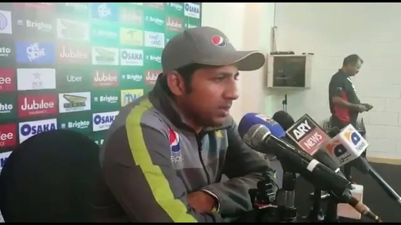 Sarfraz Ahmed Post Match