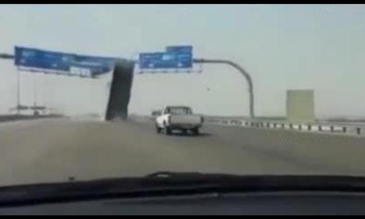 Otoyolda inanılmaz kaza