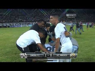 Zamora 1:0 Mineros de Guayana | Campeón Apertura 2018