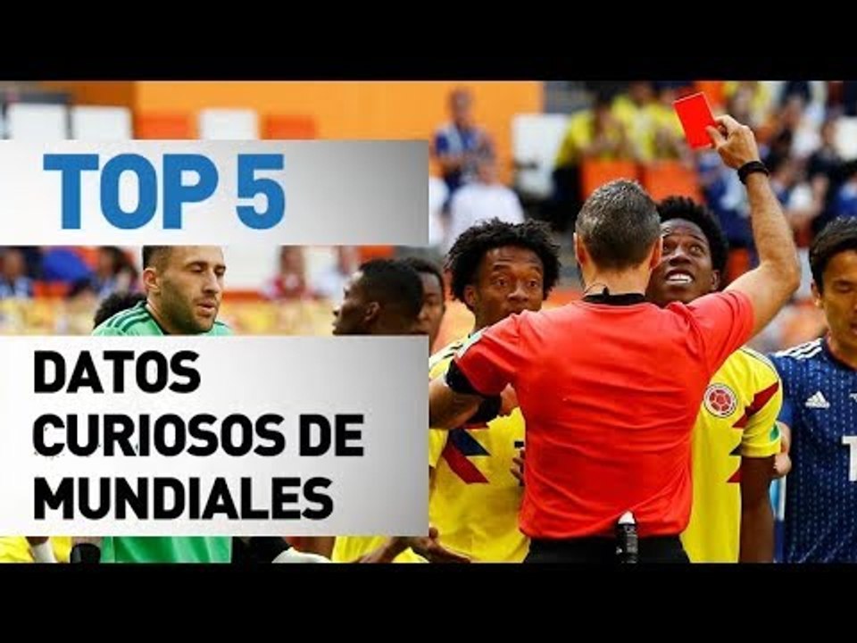 Top 5 datos curiosos de mundiales