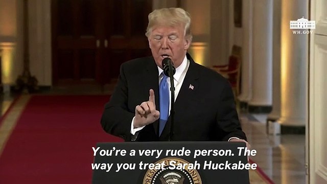 President Trump's Heated Presser With The Media After Midterms