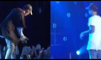 Hayranlarına kızdı sahneyi terketti