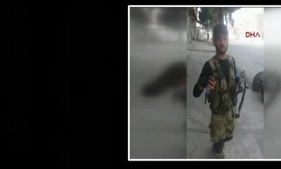 ÖSO militanlarının girdiği Cerablus kentinden görüntüler