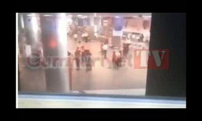 İşte Atatürk Havalimanı'ndaki patlama anı