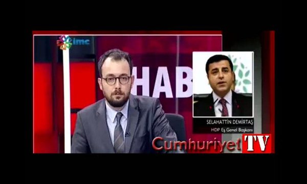Demirtaş: Kapatılan sadece İMC TV değil, parlamento da fiili olarak kapatıldı