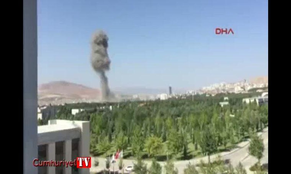 Elazığ Emniyet Müdürlüğü yakınlarında patlama