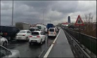 Fatih Sultan Mehmet Köprüsü'nde zincirleme kaza: 8 araç birbirine girdi