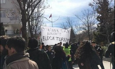 Ankara Üniversitesi'nde faşist saldırı: Kanımız aksa da zafer İslam'ın