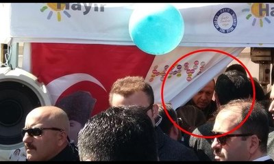 Erdoğan, CHP'nin "Hayır" standında