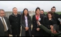 HDP'li vekiller Edirne Cezaevi önünden AYM'ye seslendi: Üzerinizde baskı mı var?
