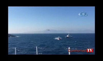 Yunan Bakan Kardak'a yaklaştırılmadı