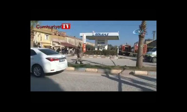 Reyhanlı'da LPG istasyonu yakınına roket atıldı