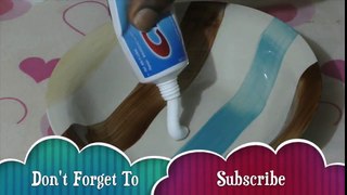 1 ingredient slime toothpaste, 1 ingredient slime,  Crest Toothpaste