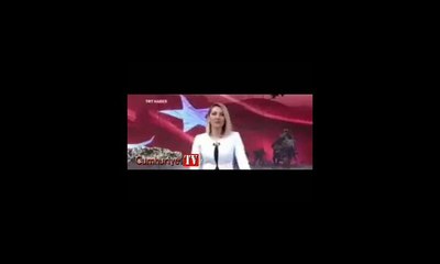 TRT'de 'TSK sivilleri vuruyor' anonsu