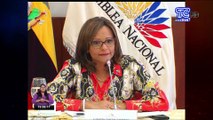 Presidenta de la Asamblea comenta sobre la posible suspensión de Sofía Espín
