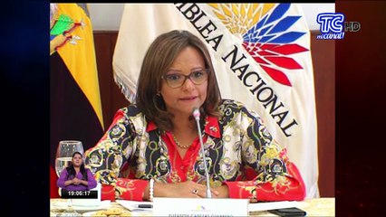 Presidenta de la Asamblea comenta sobre la posible suspensión de Sofía Espín