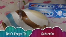 how to make toothpaste slime with crest!!! diy crest slime, 2 ingredients toothpaste slime