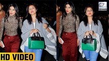 Priyanka Chopra Returns To Mumbai For Her Wedding, Spotted At Airport