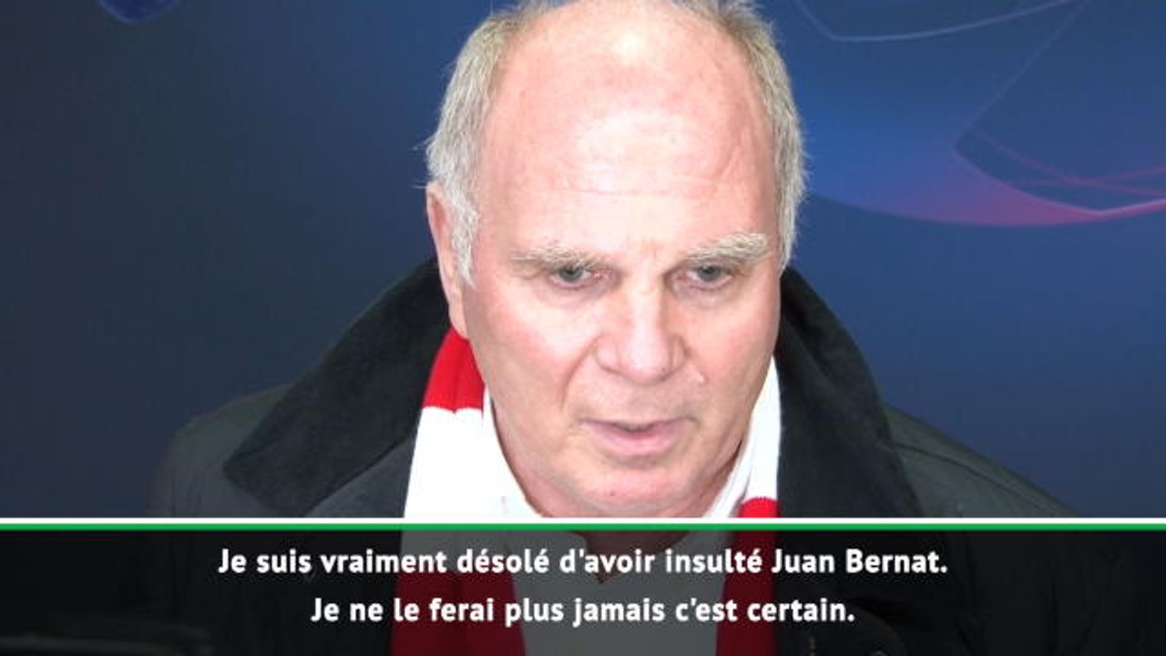 Bayern - Hoeness s'excuse après son insulte envers Bernat