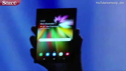 Katlanan telefon resmen lanse edildi: Açılınca tablet oluyor