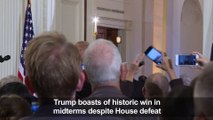Trump takes credit for 'historic' Republican win in midterms