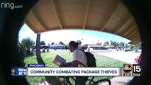 Phoenix neighbors banding together to thwart package thefts