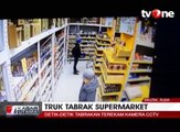 Rem Blong, Truk Tabrak Supermarket Penuh Pengunjung